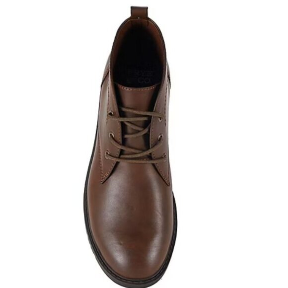Frye and Co. Men\'s Oaken Flat Heel Chukka Lace-Up Boots Dark Brown Size 12 main image 7